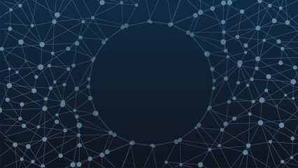 Obraz premium Abstract geometric background. Plexus mesh backdrop. Vector