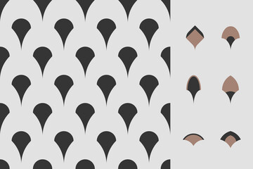 Cross geometric elements for your project. Simple geometric shape.