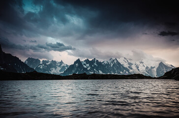 Aiguille du Midi vom lac cheserys