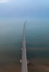  Confederation Bridge linking the province of Prince Edward Island with the mainland province of...