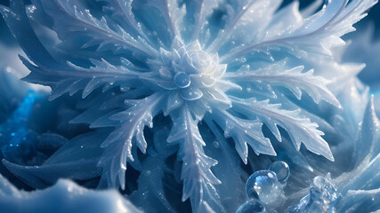 a frost flower.