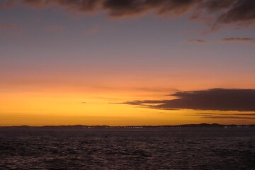 Naklejka premium sunset sky