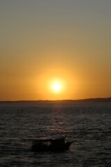 Obraz premium sunset over the sea
