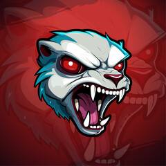 Infectiously Fierce: Zombie Weasel Logo Design for Sport & Esport Teams - Dominate the Competition