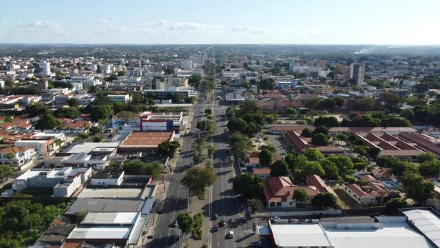 Imagem a&eacute;rea da avenida Jo&atilde;o 23 Teresina Piau&iacute;