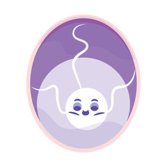 Isolated abstract colored easter egg Vector