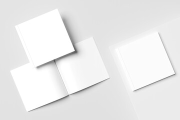 Square Magazine Mockup