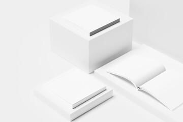 Square Magazine Mockup