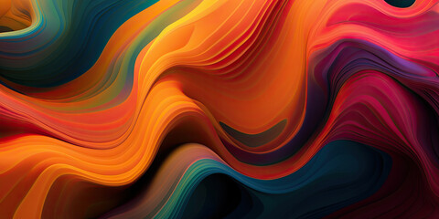 Colorful organic background. Abstract wallpaper design. Generative AI