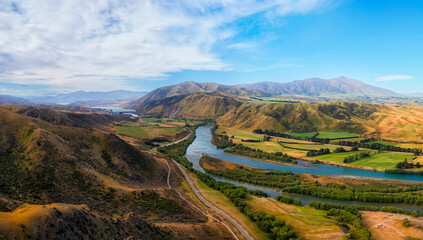 Naklejka premium D NZ Kurow Mt 2North High pan