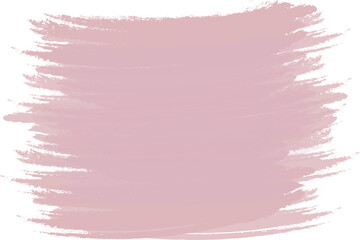 Fototapeta na wymiar Vector Abstract brush stroke in trendy dusty pink shade with Copy space. Isolate. Background texture
