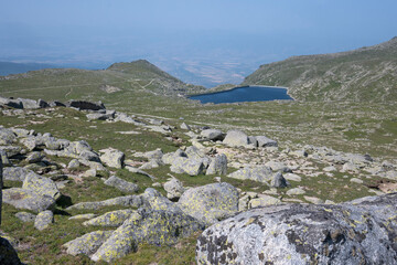 Landscape of Rila Mountain near Kalin peak, Bulgaria
