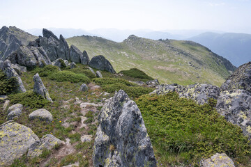 Landscape of Rila Mountain near Kalin peak, Bulgaria
