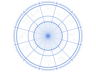 天文時計のイラスト背景 © konohana