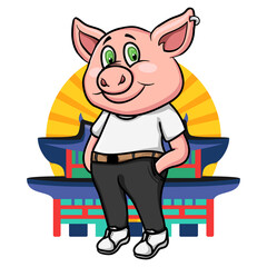 mascot character animal cartoon art