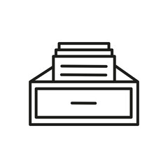 Archive storage icon. Vector illustration. EPS 10.