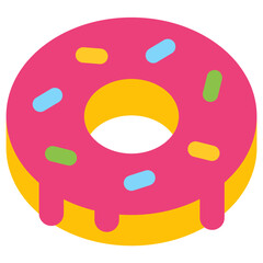 donut flat icon