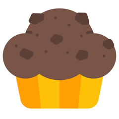 muffin flat icon