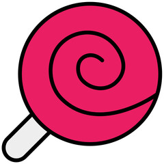 lollipop outline color icon
