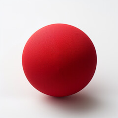 red ball isolated on white