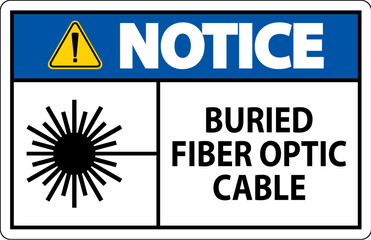 Notice First Sign, Buried Fiber Optic Cable