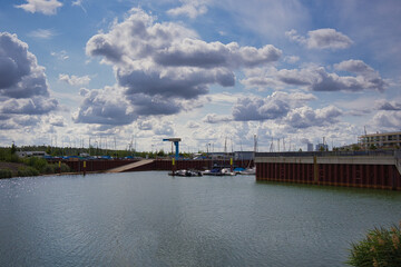 Hafen Zwenkau am Zwenkauer See bei Leipzig, Zwenkau, Sachsen , Deutschland