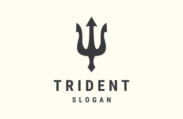 Trident Poseidon Company Logo Design