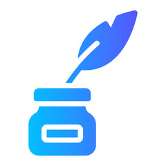Obraz premium ink gradient icon