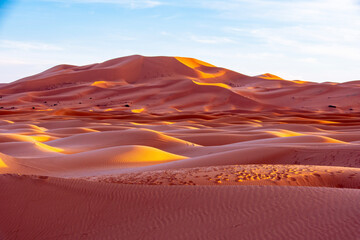 Plakat landscape in the desert