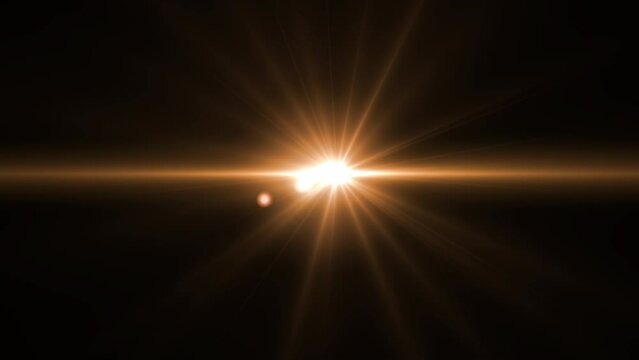 sun light lens flares art animation background