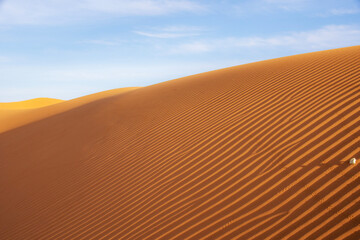 sand dunes in the desert