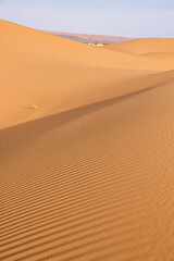 Fototapeta na wymiar sand dunes in the desert country