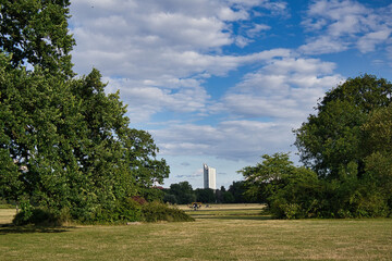 Große Wiese im Leipziger Rosental, Leipzig, Sachsen, Deutschland