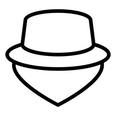 hat icon vector illustration