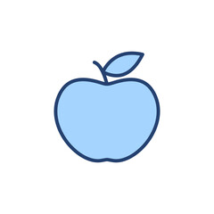 Apple icon vector. Apple sign and symbols for web design.