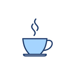 coffee cup icon vector. cup a coffee sign and symbol