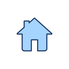 Fototapeta na wymiar House icon vector. Home sign and symbol