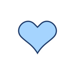 Love icon vector. Heart sign and symbol. Like icon vector.