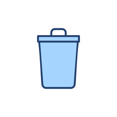 Trash icon vector. trash can icon. delete sign and symbol.