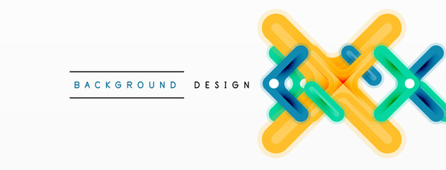 Minimal geometric background cross line. Design for wallpaper, banner, background, landing page, wall art, invitation, prints, posters