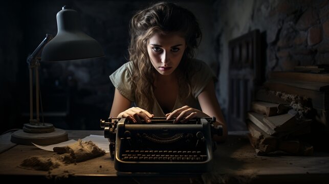 Beyond the Keys: A Teen's Perplexing Experience with an Unusual Typewriter Lost in Time