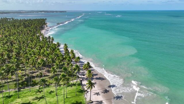 Carneiros Beach At Tamandare Pernambuco Brazil. Seascape Tamandare Pernambuco. Beach Background Landscape Turquoise Beautiful. Turquoise Seaside Turquoise Waterside Coast.