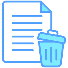 file deleted icon, are often used in design, websites, or applications, banner, flyer to convey specific concepts related to data management and security.