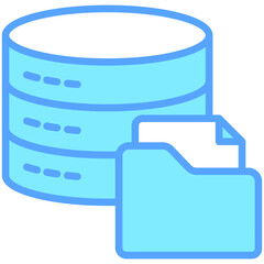 file storage icon, are often used in design, websites, or applications, banner, flyer to convey specific concepts related to data management and security.
