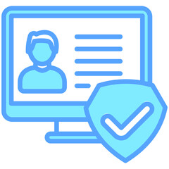 data protection icon, are often used in design, websites, or applications, banner, flyer to convey specific concepts related to data management and security.