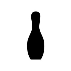 Bowling Striking Victory icon vector design templates