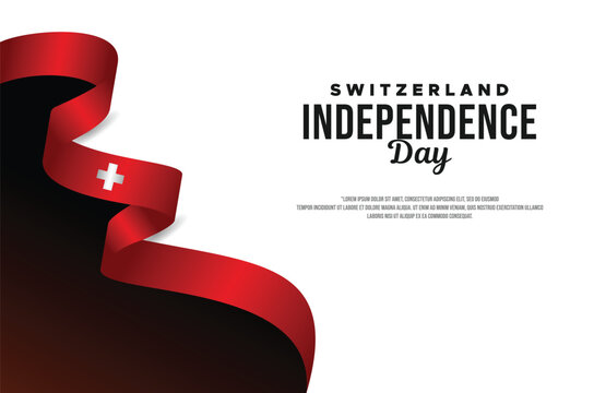 Switzerland Independence Day Illustration Design