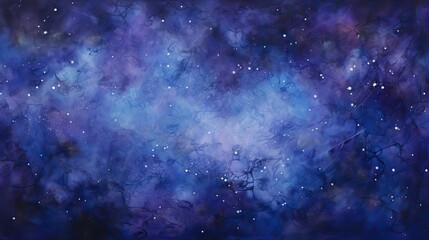 A dazzling interplanetary image of a galaxy, dominated by shades of purple. Generative AI