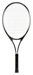 Tennis racket isolated on white background, Tennis racket sports equipment on white With png file.