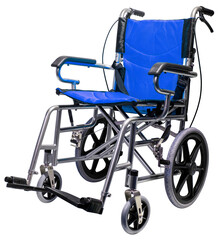 Wheelchair isolated on white background, Yellow Wheelchair on white With png file.	

